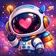 A vibrant and colorful geometric animal avatar featuring bold shapes and bright hues, designed for a friendly and trustworthy